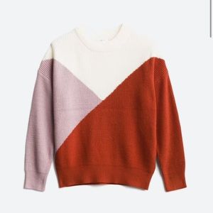 Karmiti Diagonal Colorblock Sweater
